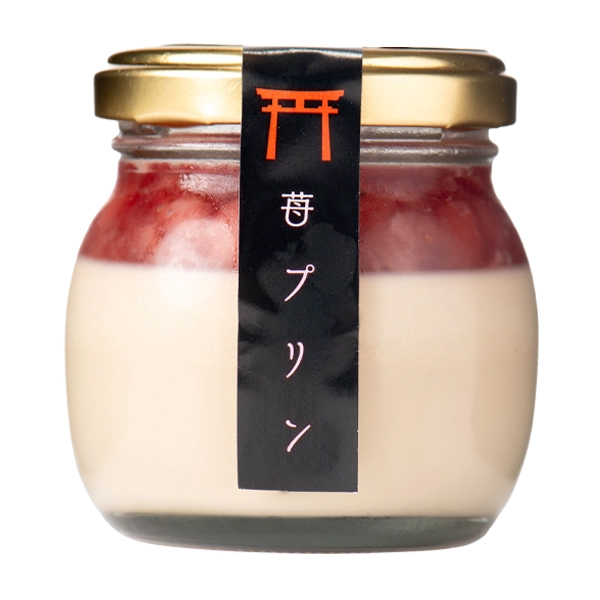 プリンは伏見稲荷のお土産です