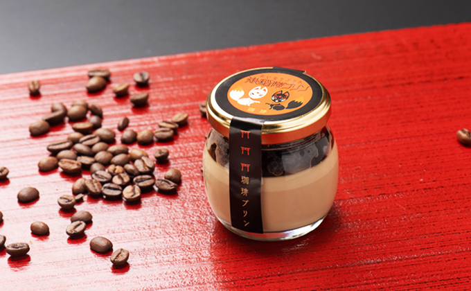 プリンは伏見稲荷のお土産です